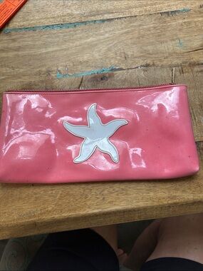 Pink Patent Starfish Zip Pouch By LoLo